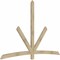 Ekena Millwork Alberta Rough Sawn Timber Gable Bracket, Douglas Fir, 96"W x 64"H x 2"D x 4"F, 16/12 Pitch GBW096X64X0204ALB00RDF - alternate 5